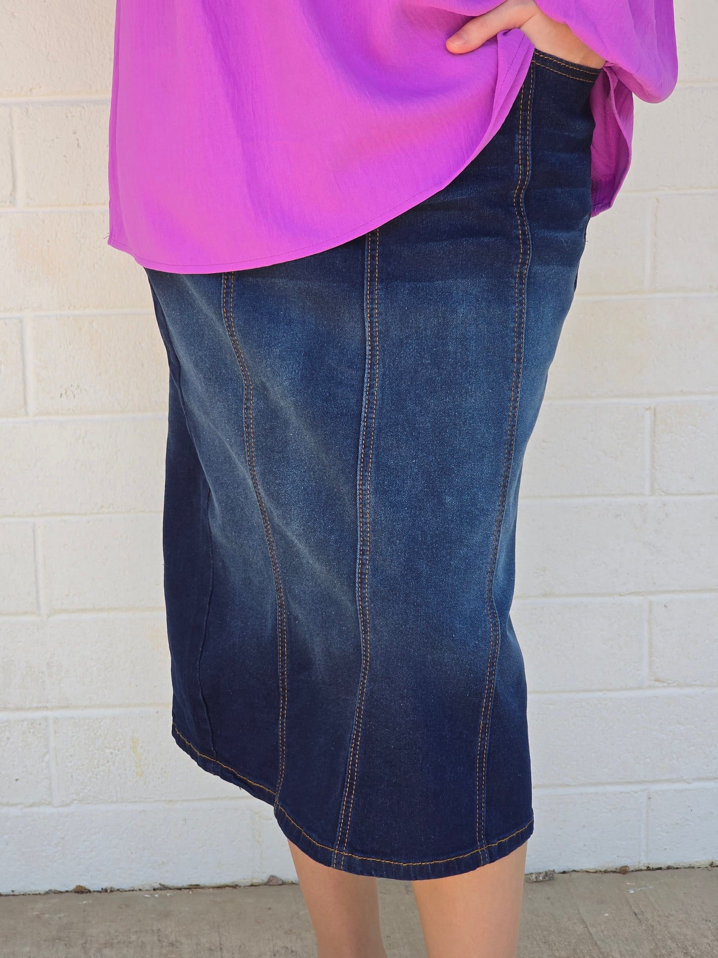 Classic Denim Skirt