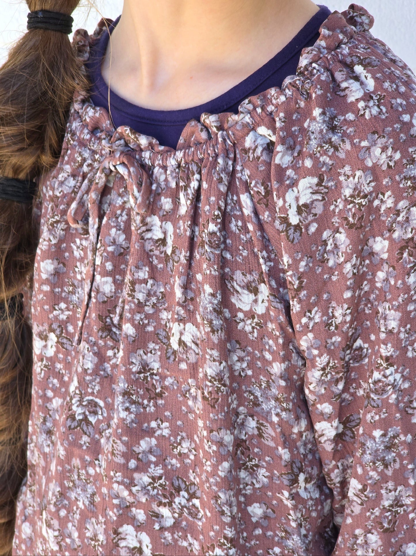 Girls Sweet Summer Floral Top