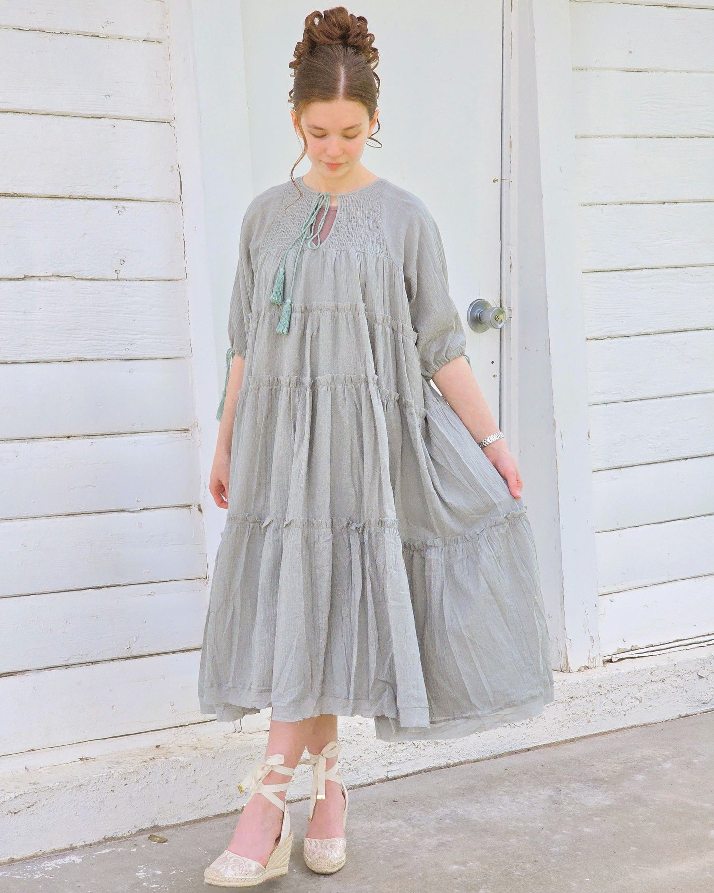 Graceful Garden Midi Dress