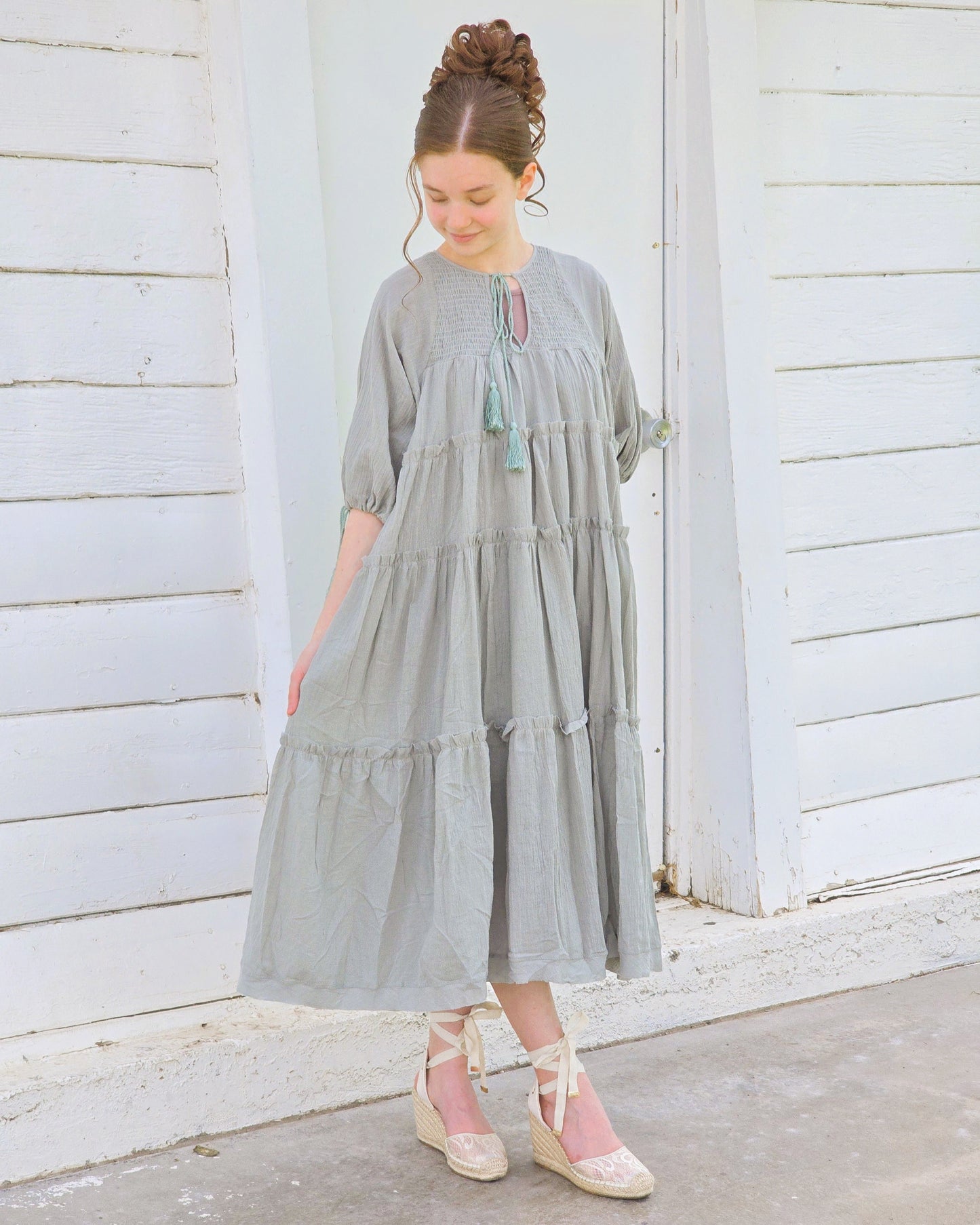 Graceful Garden Midi Dress