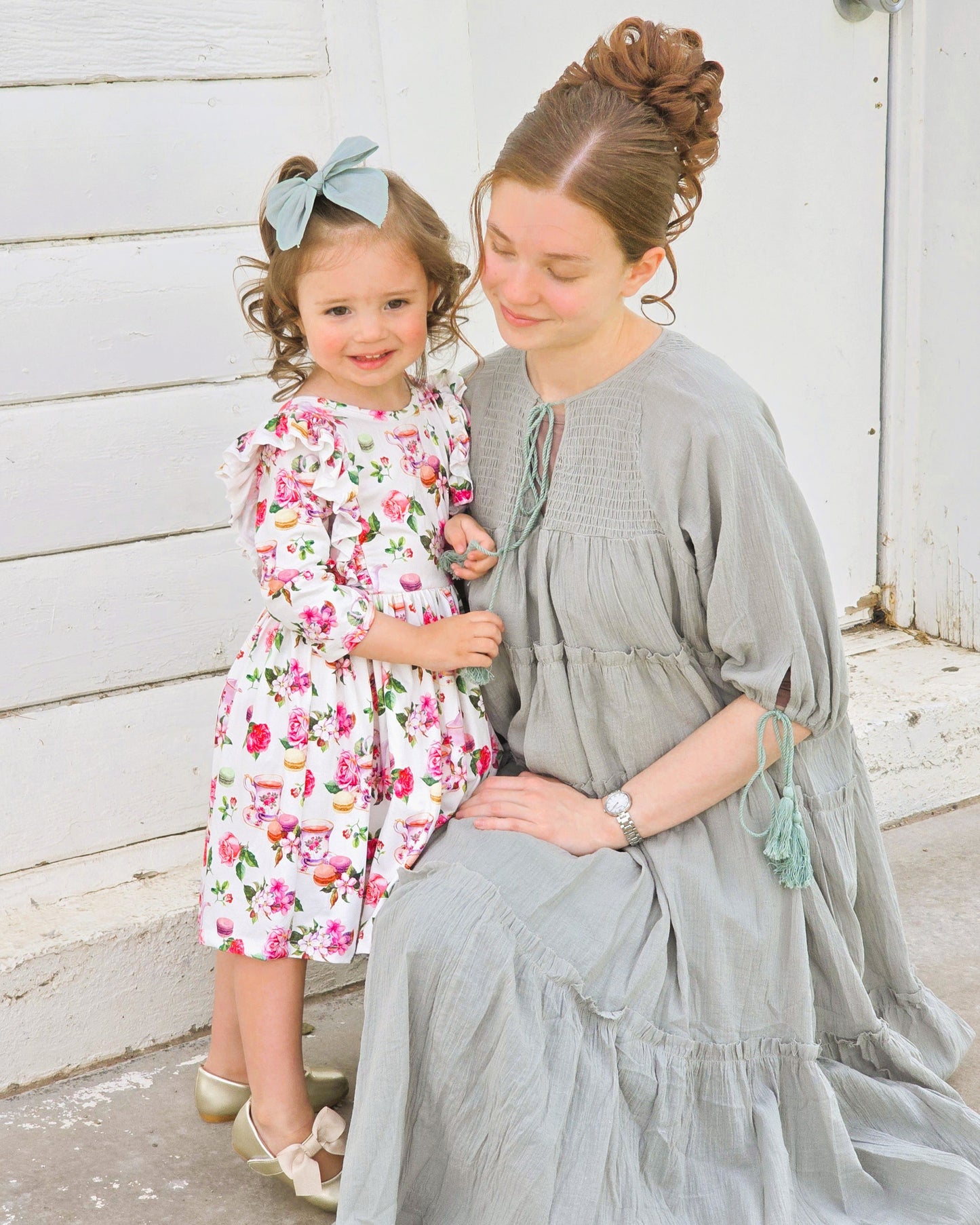 Graceful Garden Midi Dress