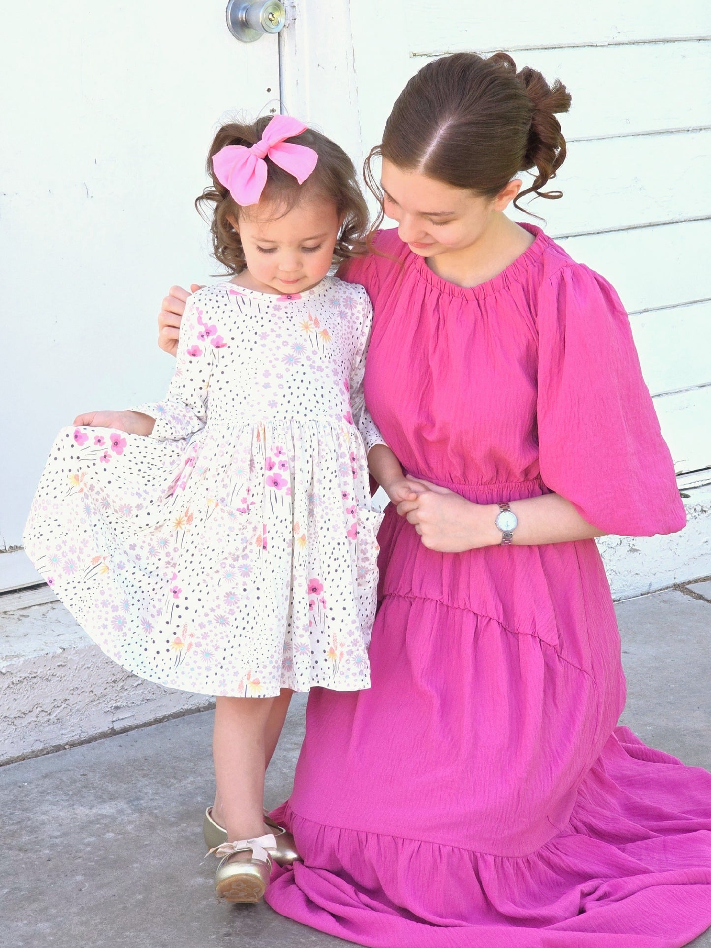 Whimsical Wildflowers Twirl Dress