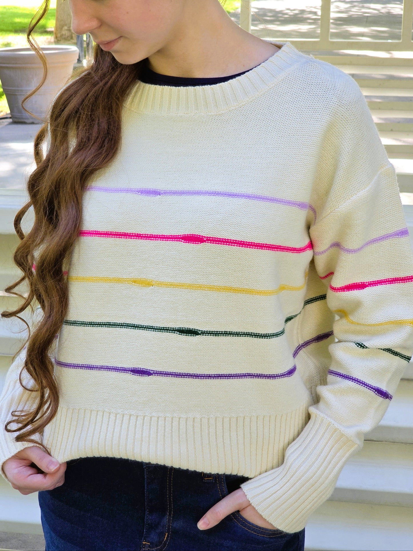 Neon Sugar Cookie Sweater