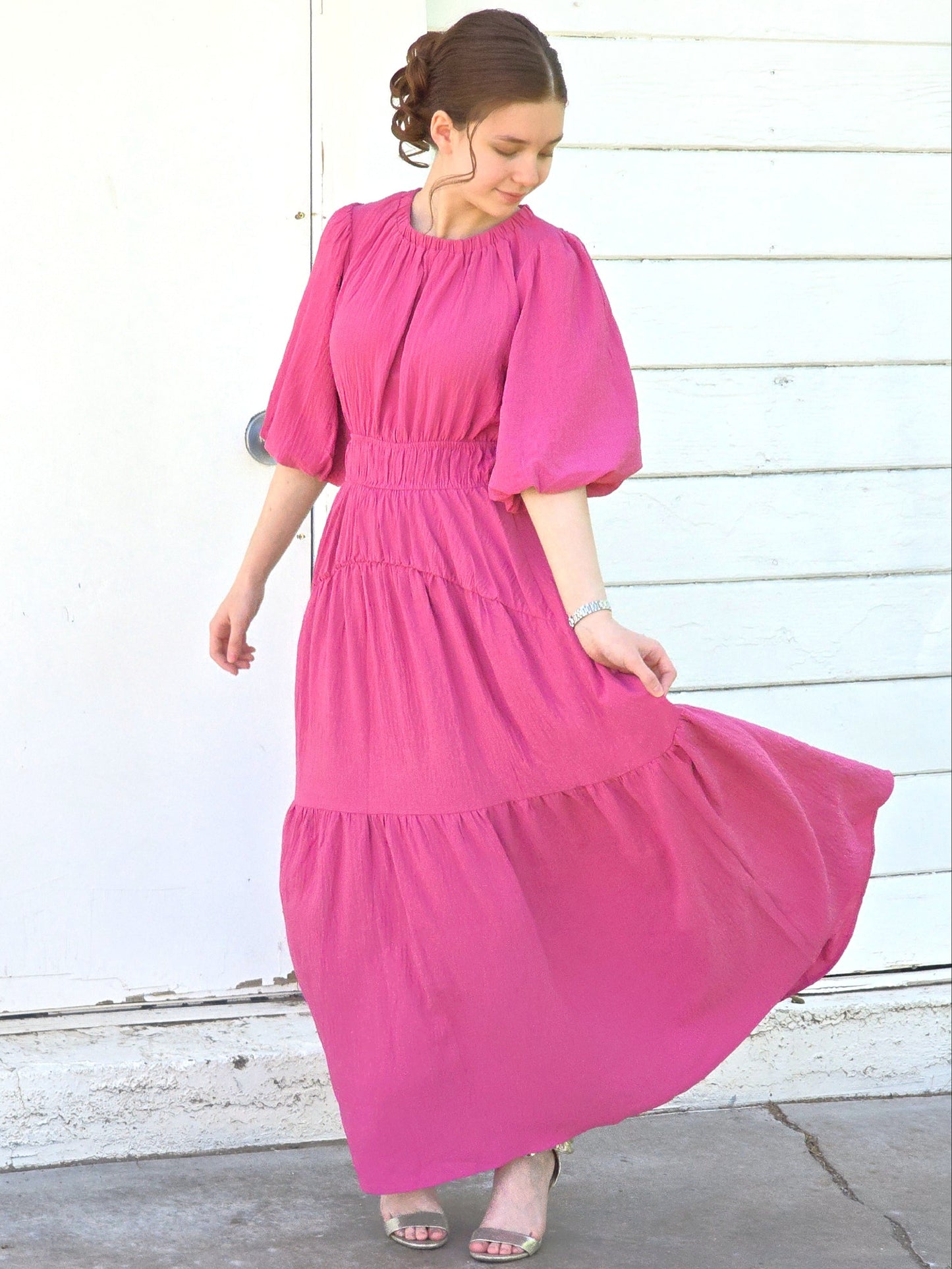 Elegant Tiered Maxi Dress