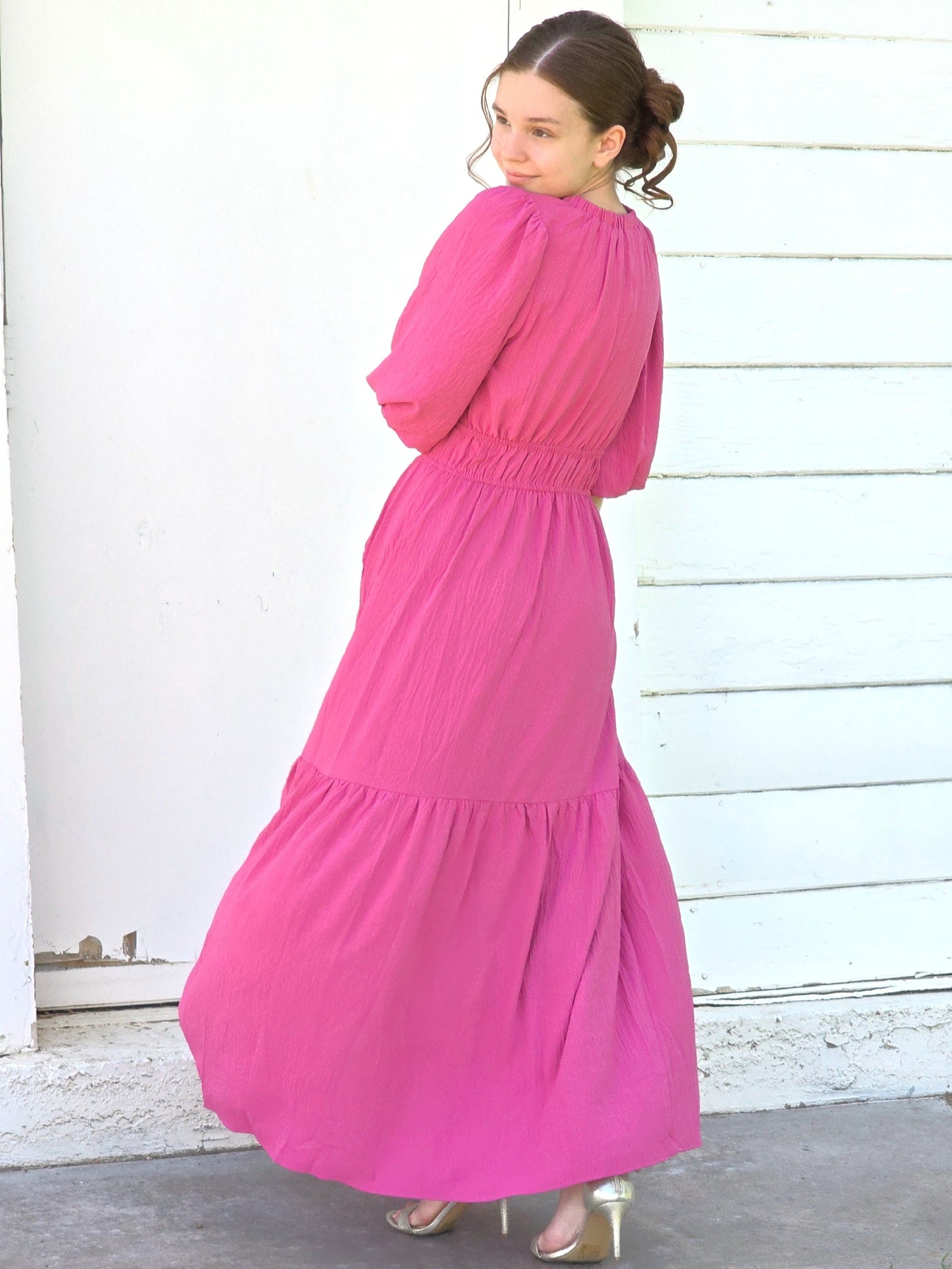 Elegant Tiered Maxi Dress