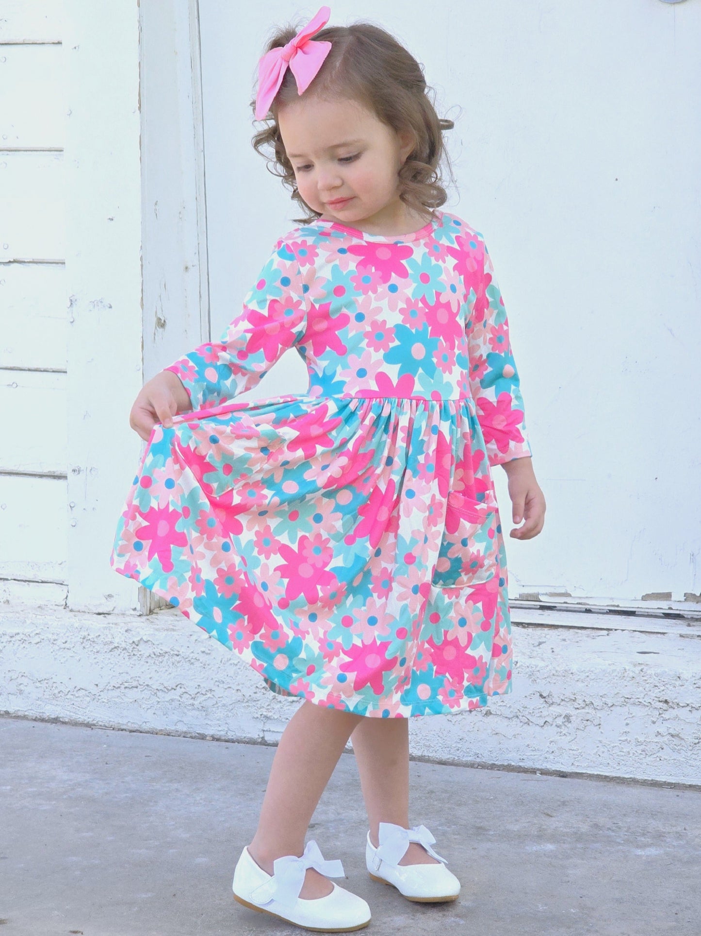 Petal Perfection Twirl Dress