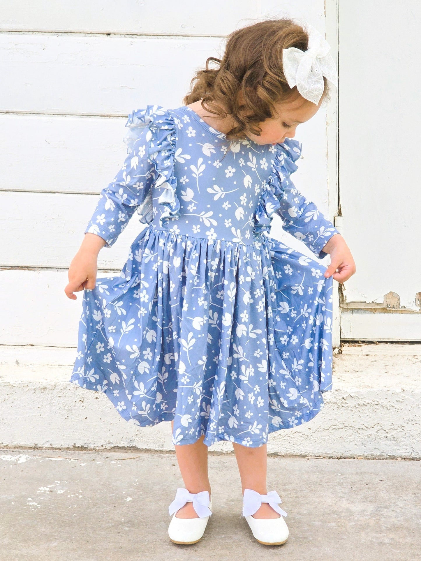 Bluebell Ruffle Twirl Dress