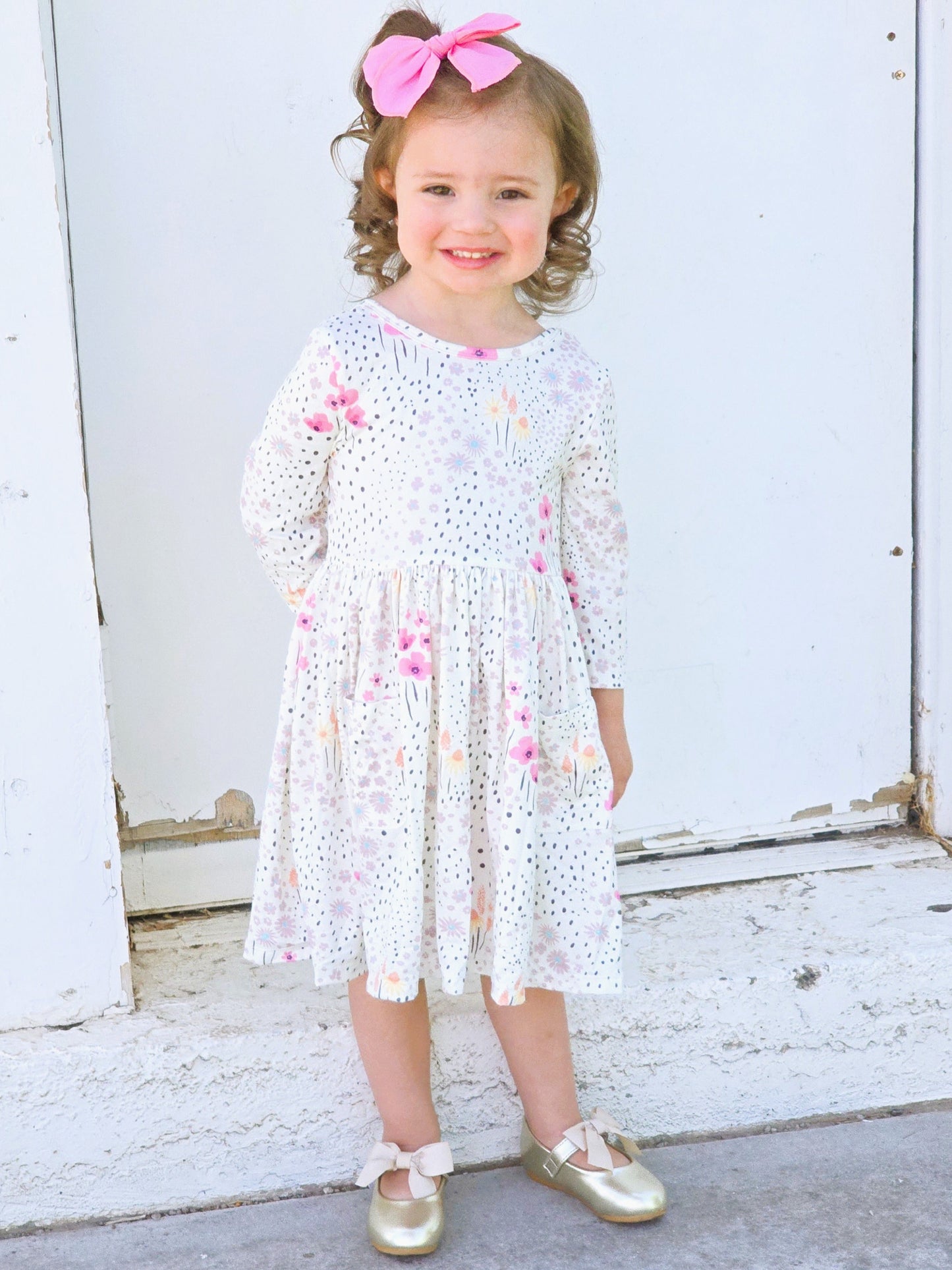 Whimsical Wildflowers Twirl Dress