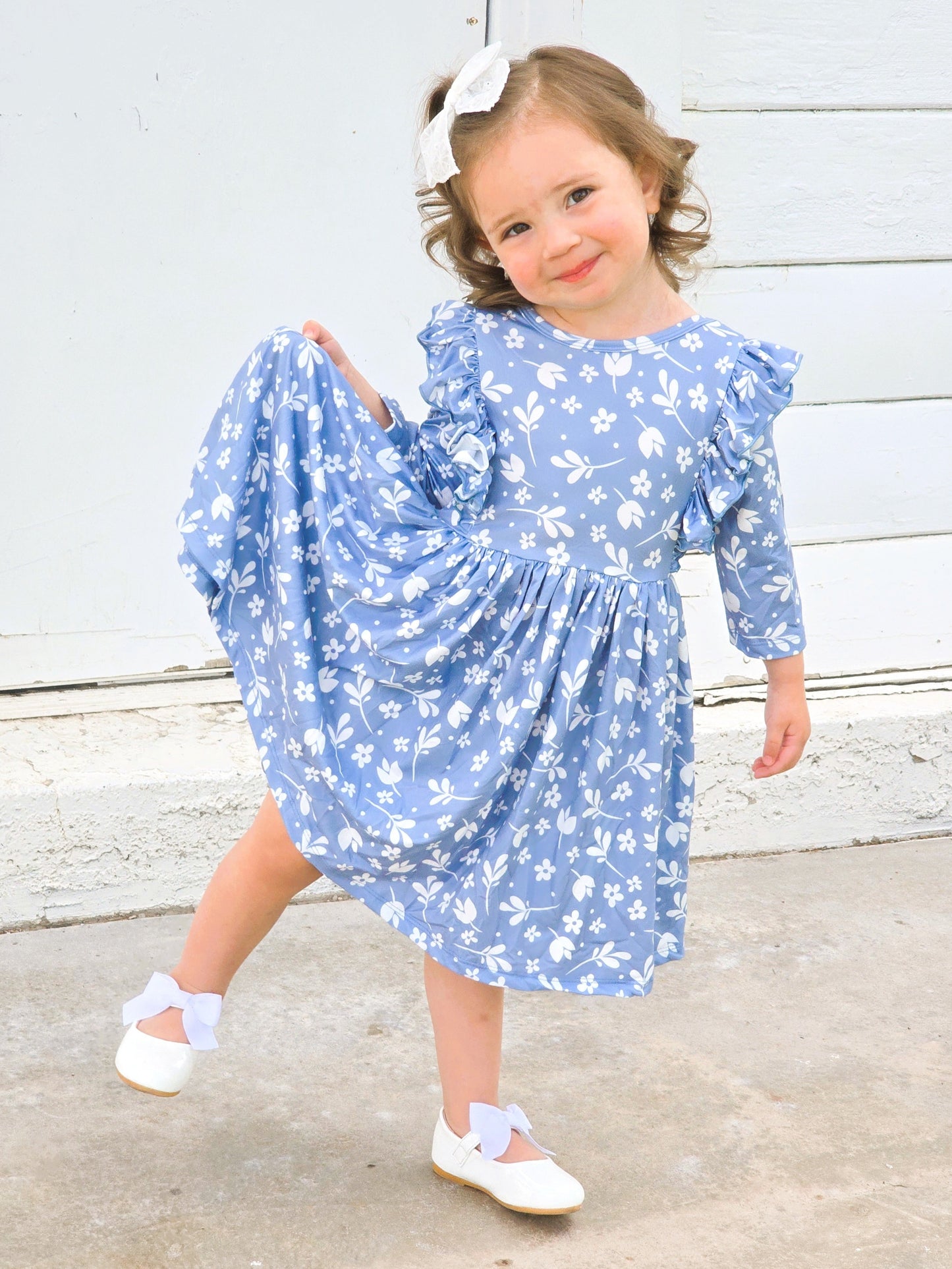 Bluebell Ruffle Twirl Dress