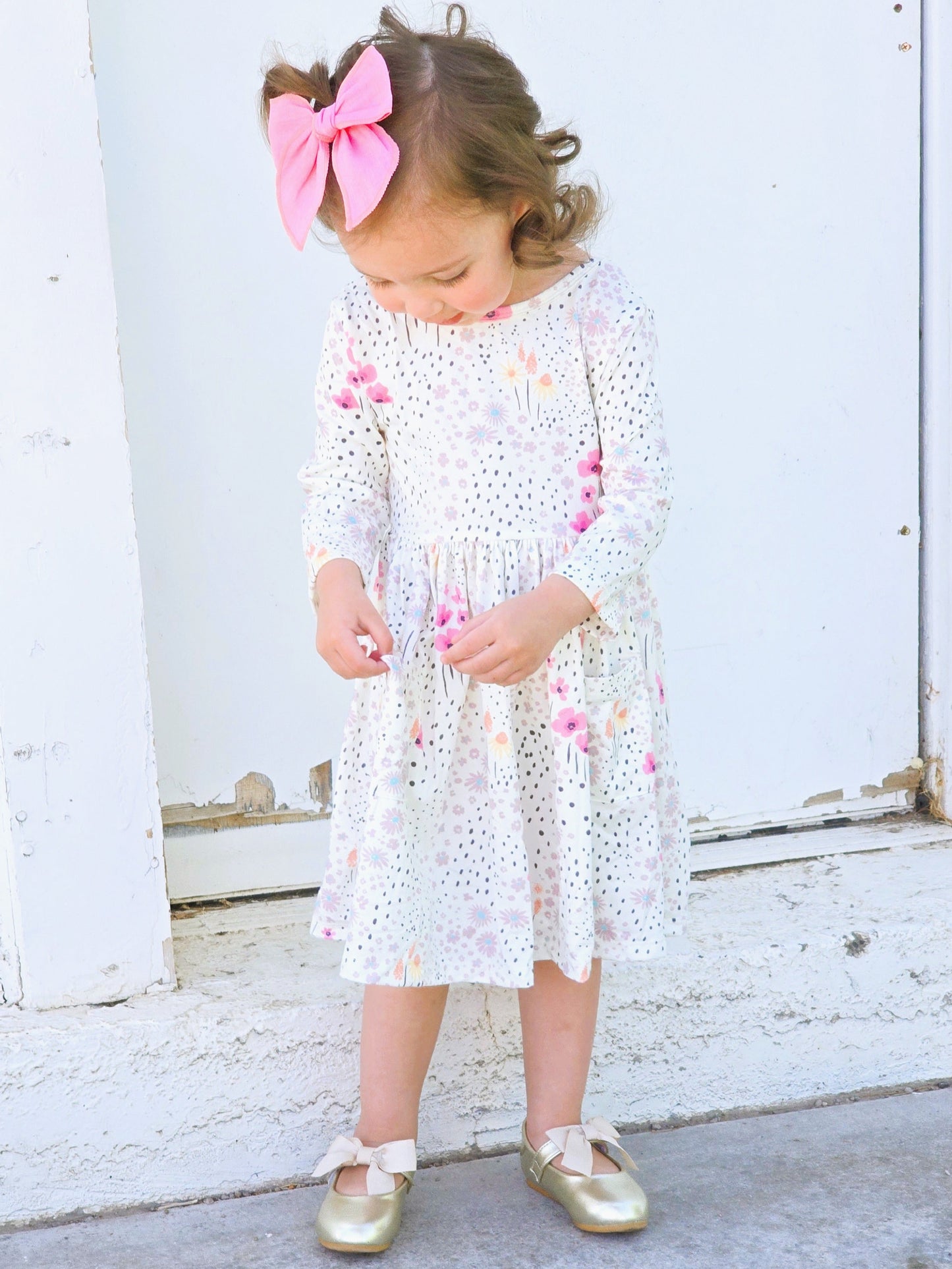 Whimsical Wildflowers Twirl Dress