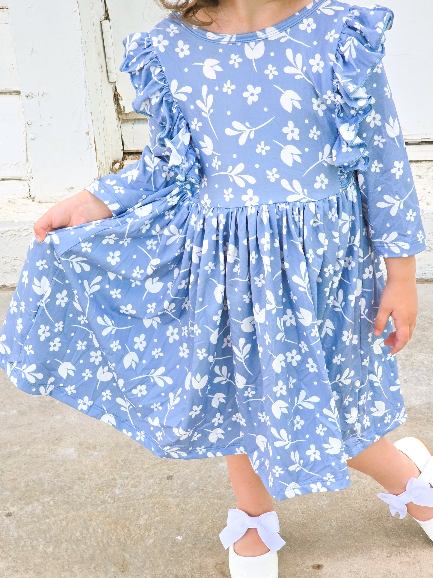 Bluebell Ruffle Twirl Dress