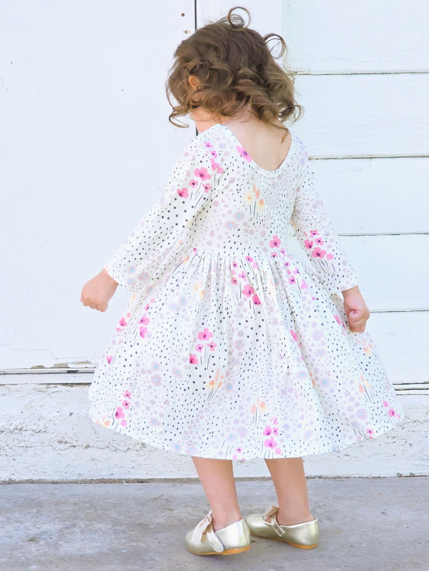 Whimsical Wildflowers Twirl Dress