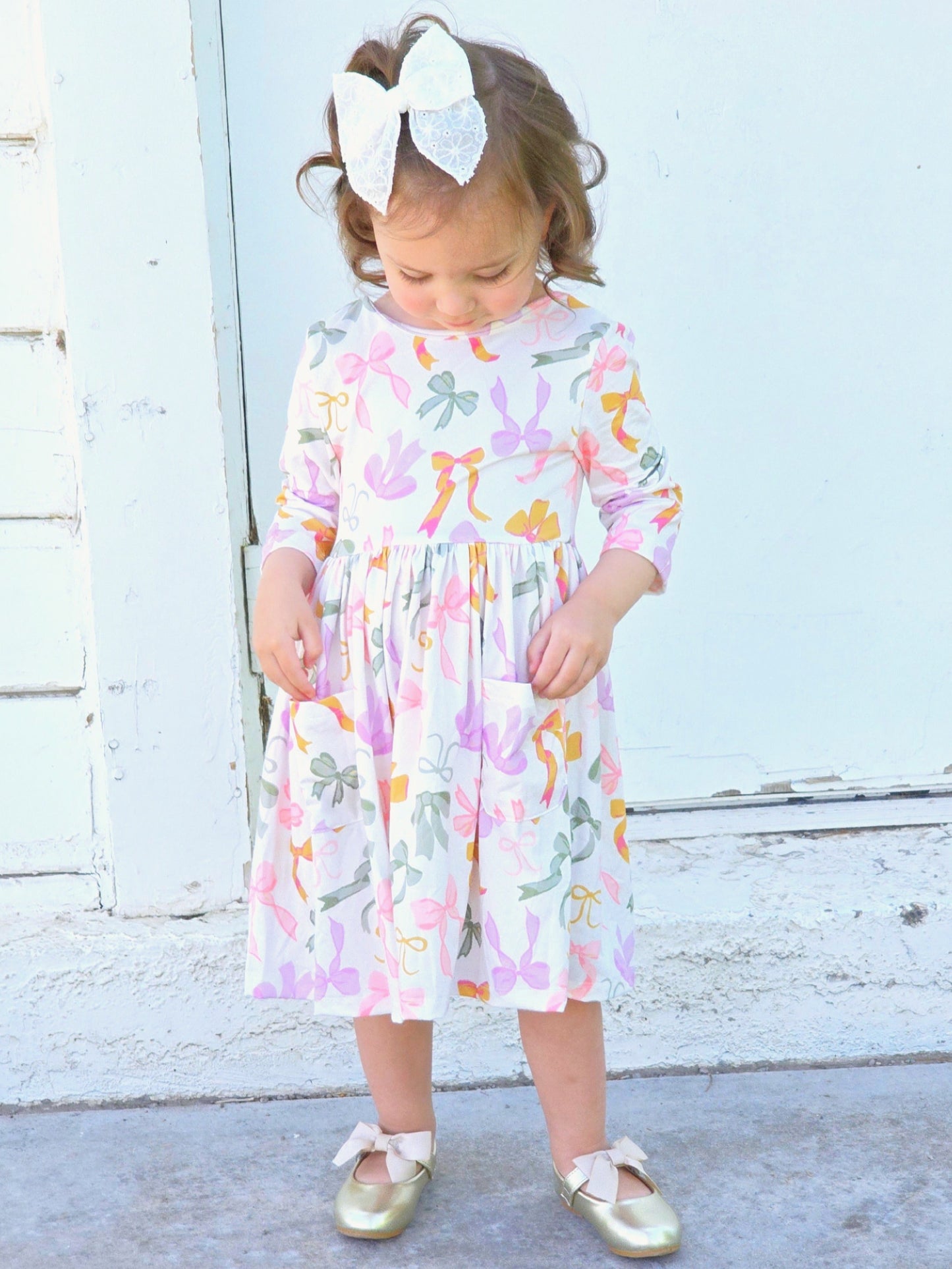 Ribbons and Bows Twirl Dress