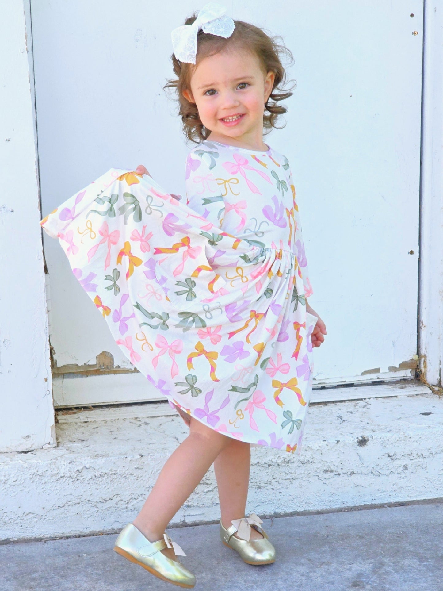 Ribbons and Bows Twirl Dress