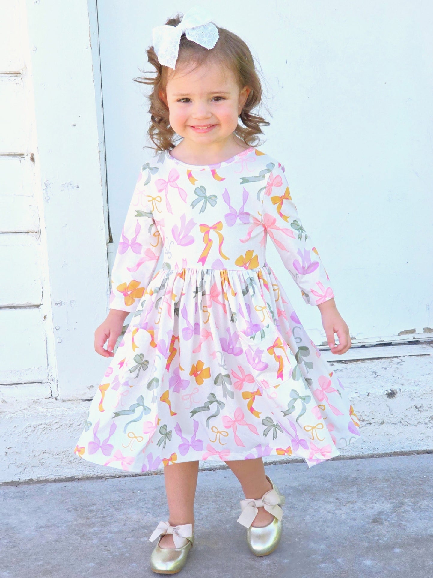 Ribbons and Bows Twirl Dress
