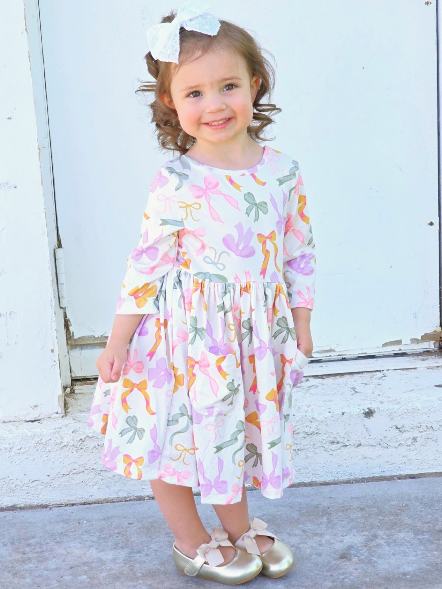 Ribbons and Bows Twirl Dress