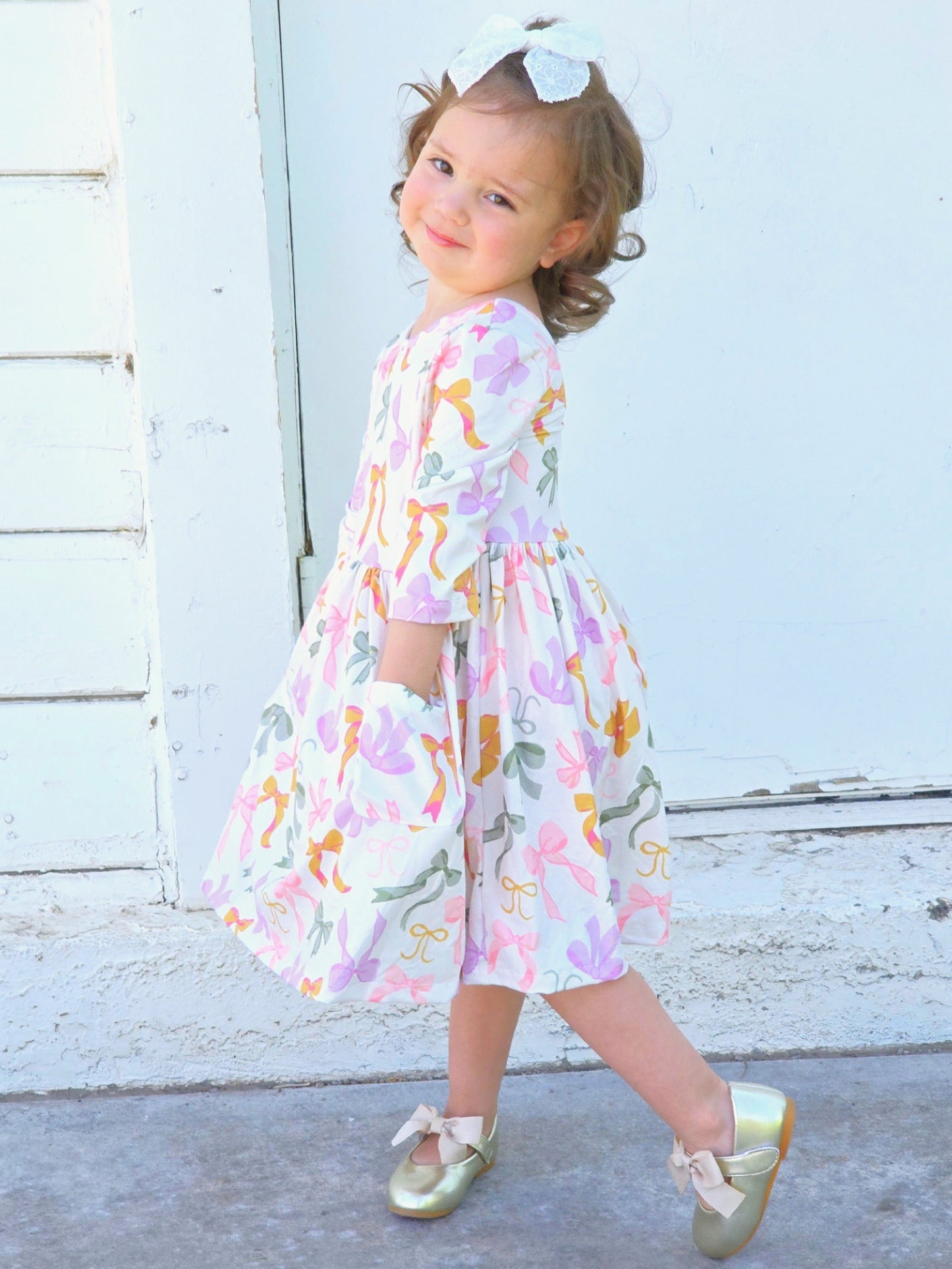 Ribbons and Bows Twirl Dress