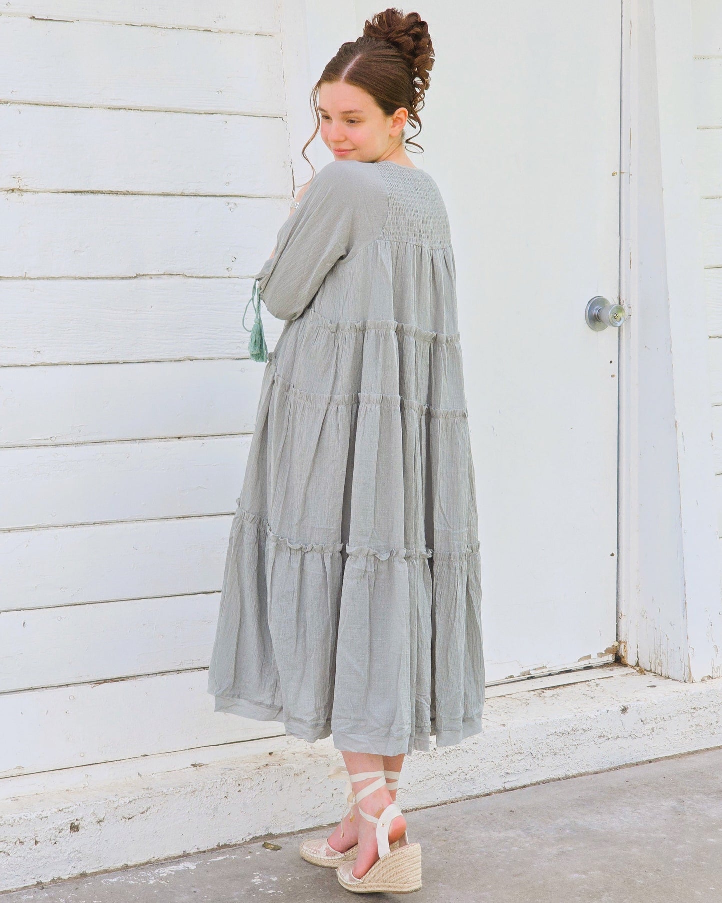 Graceful Garden Midi Dress