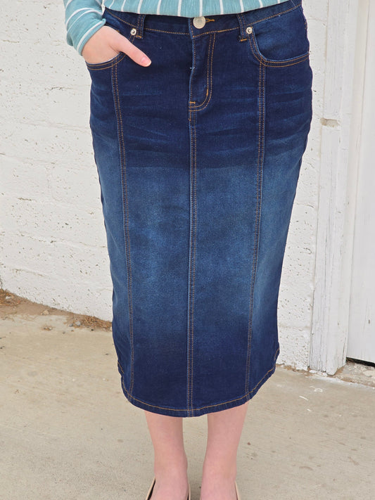 Classic Denim Skirt
