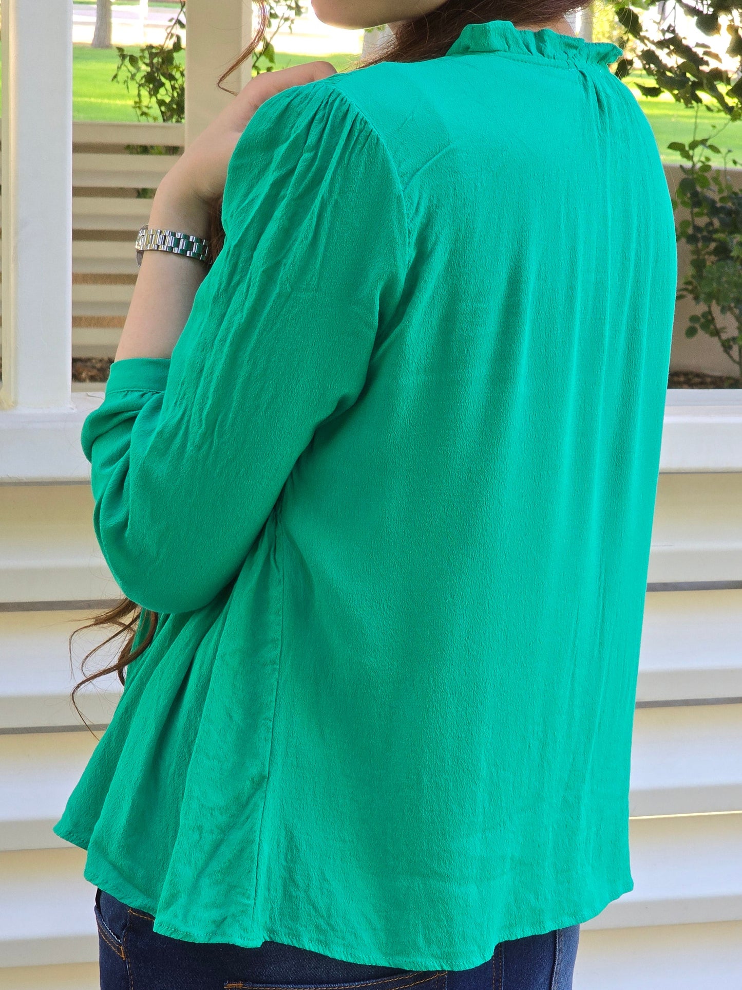 Smocked Babydoll Top