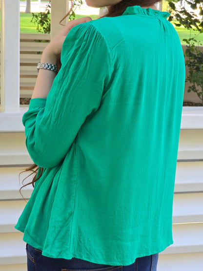 Smocked Babydoll Top