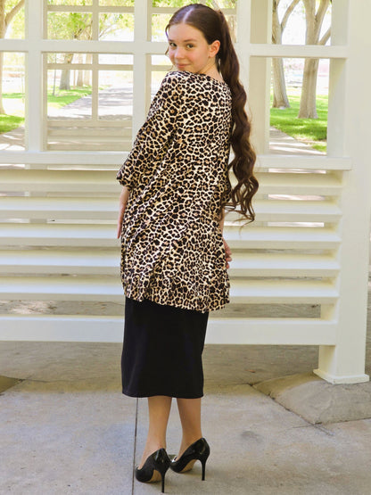 Classy Leopard Hi-Low Top