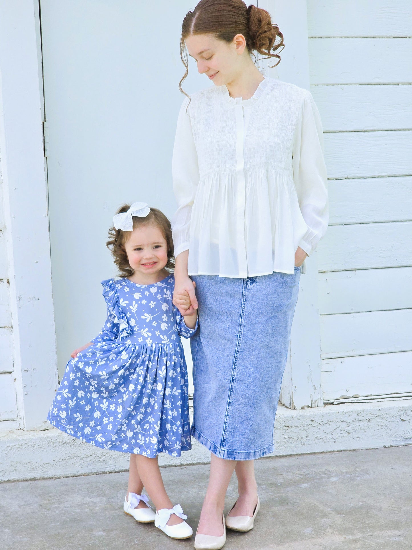 Smocked Babydoll Top