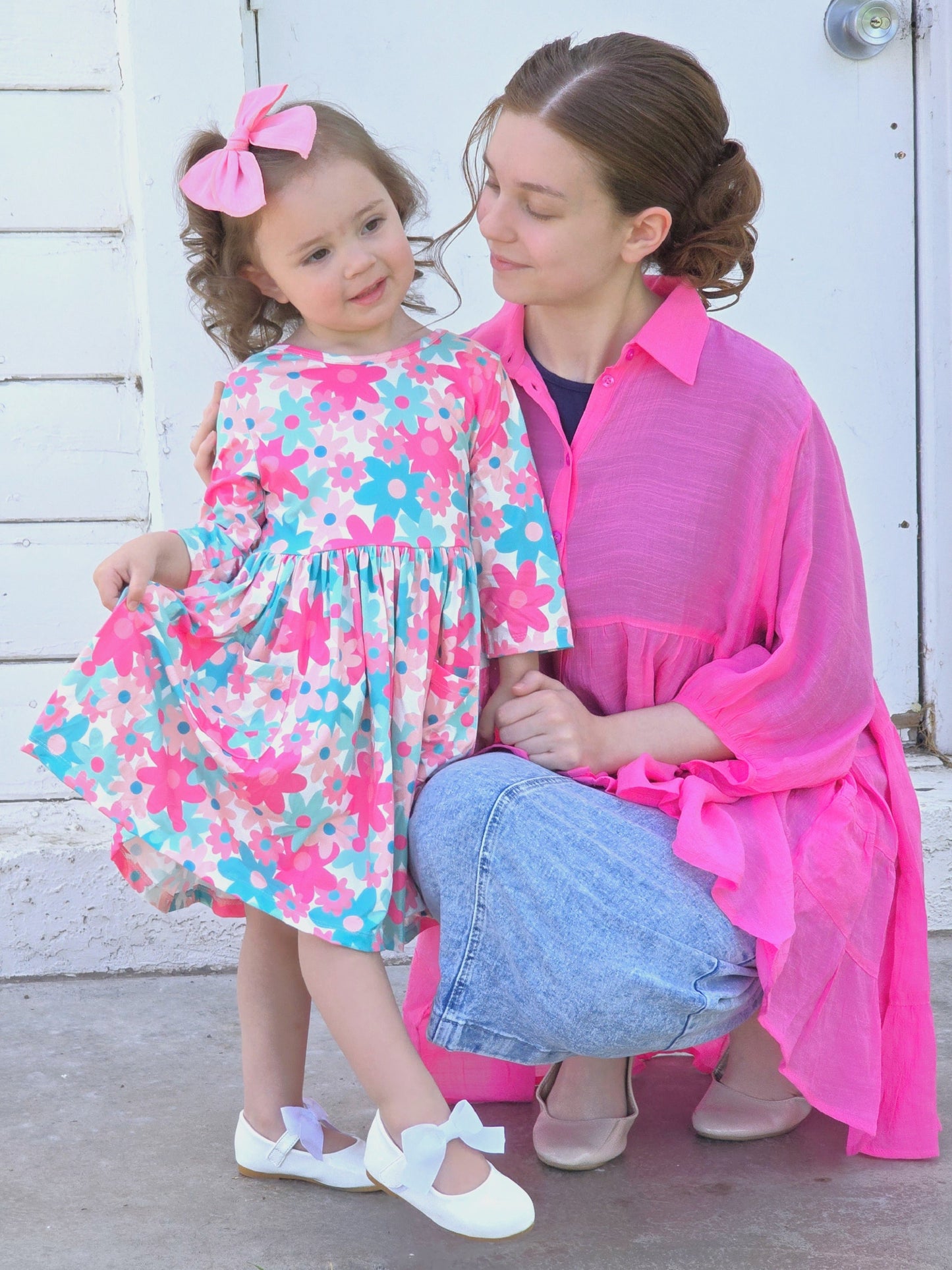 Darling Pink Hi-Low Tunic