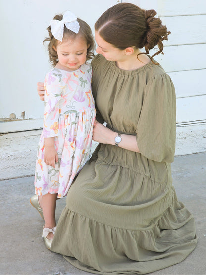 Elegant Tiered Maxi Dress
