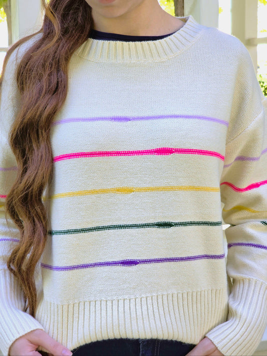 Neon Sugar Cookie Sweater