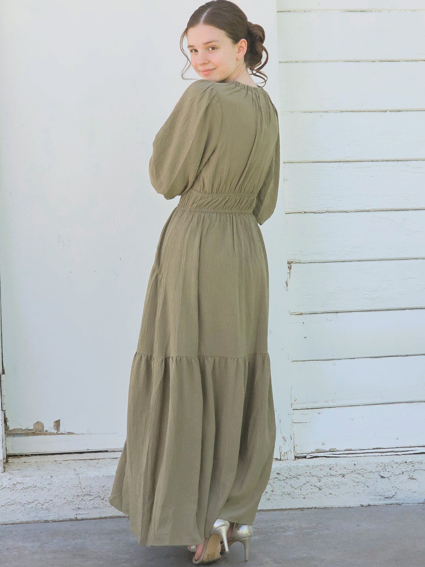 Elegant Tiered Maxi Dress