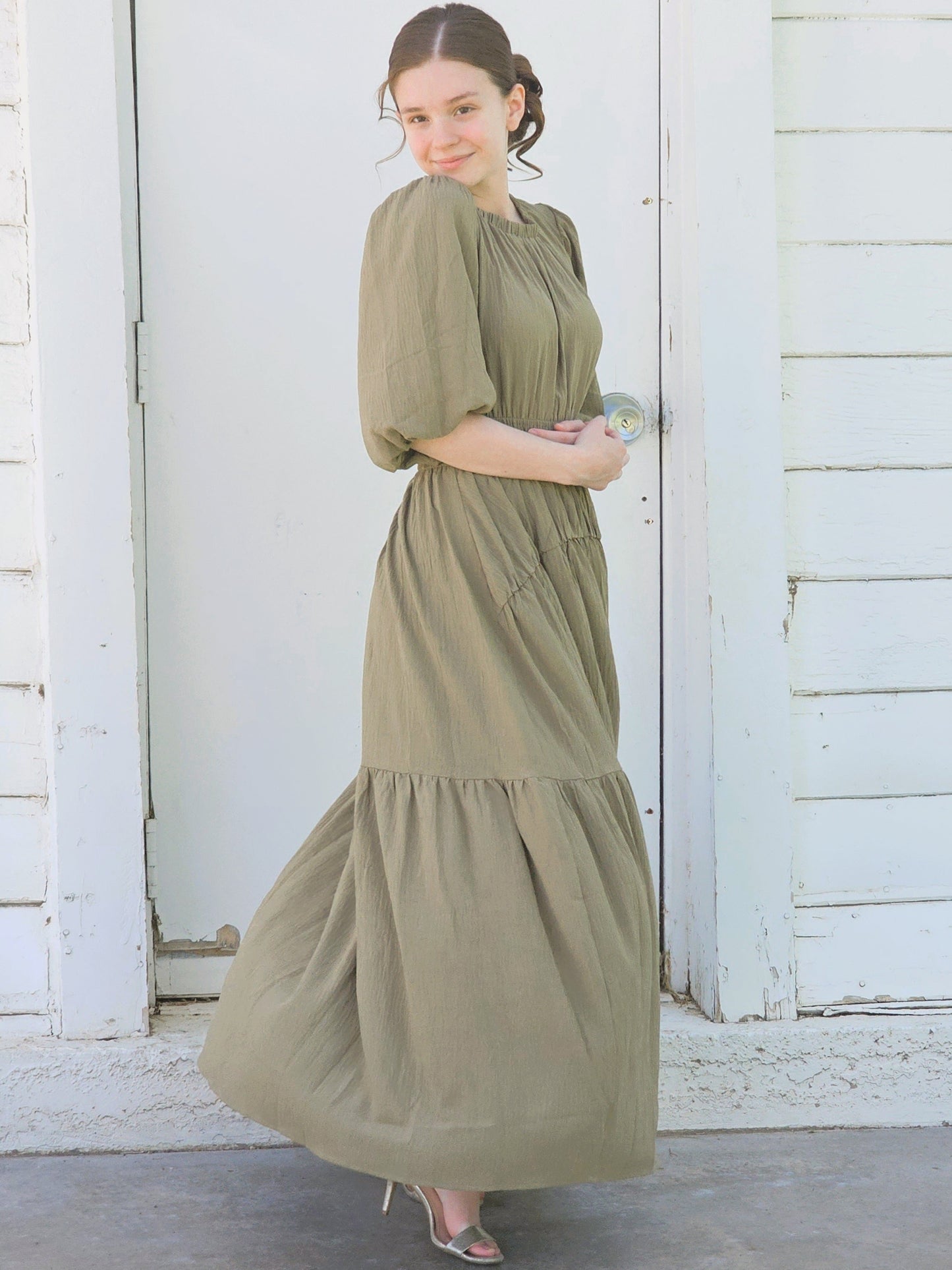 Elegant Tiered Maxi Dress
