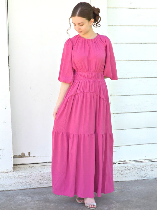 Elegant Tiered Maxi Dress