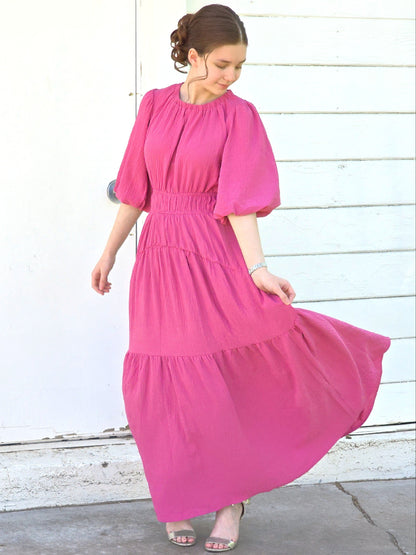 Elegant Tiered Maxi Dress