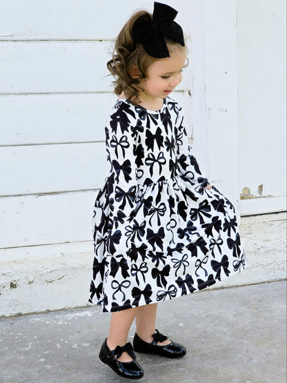 Perfectly Tied Twirl Dress