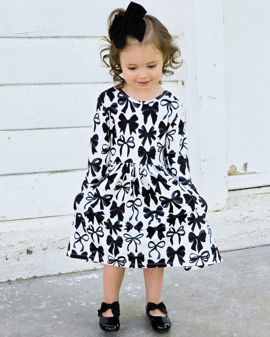 Perfectly Tied Twirl Dress