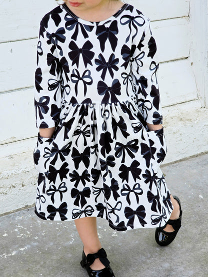 Perfectly Tied Twirl Dress