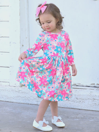 Petal Perfection Twirl Dress