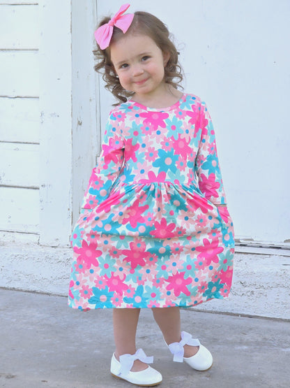 Petal Perfection Twirl Dress