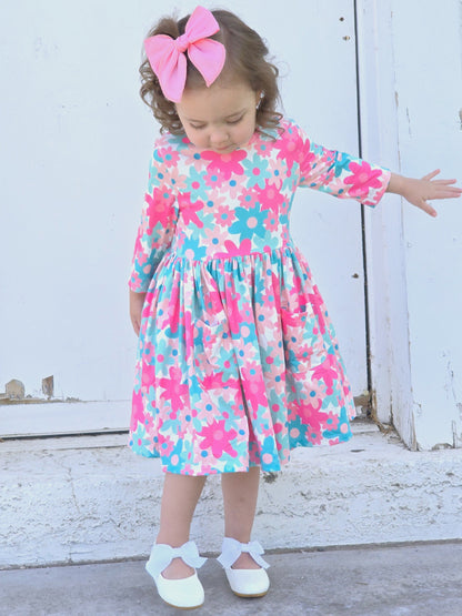 Petal Perfection Twirl Dress