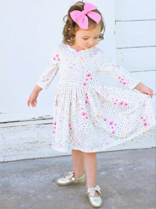 Whimsical Wildflowers Twirl Dress