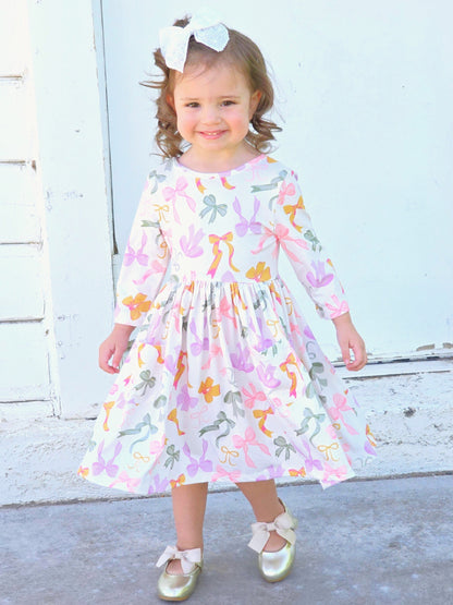 Ribbons and Bows Twirl Dress