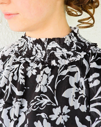 Classy Floral Midi Dress